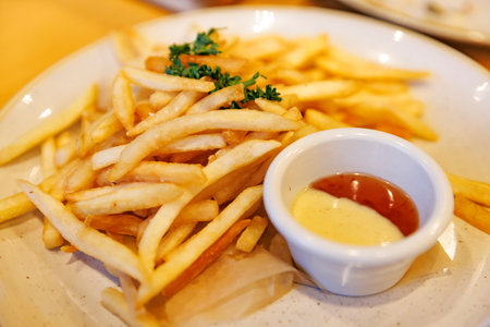 Delicious potato fries