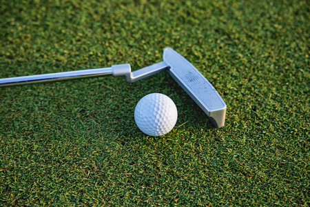 Golf course greens with beautiful grass