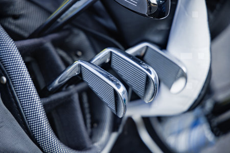 Many golf clubs made of iron