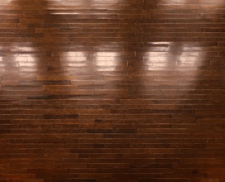 Old wooden floor with wood grainの写真素材