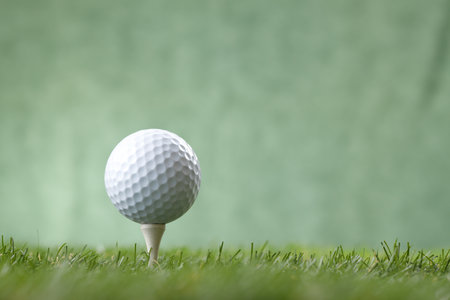 Golf images, golf balls and golf clubsの写真素材