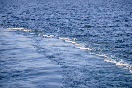 Beautiful sea in Munakata City, Fukuoka Prefectureの写真素材