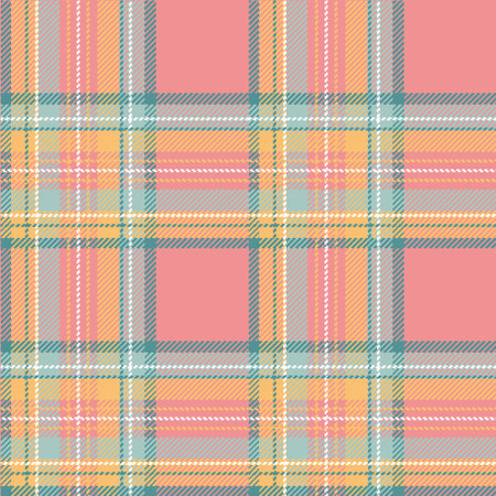 Pink tartan plaid materialのイラスト素材