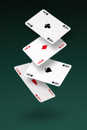 Four Acesflying cards