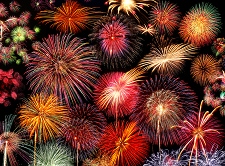 Fireworks Backgroundの写真素材