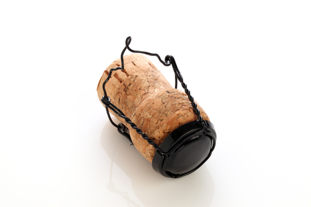 Cork from champagne bottle,の写真素材