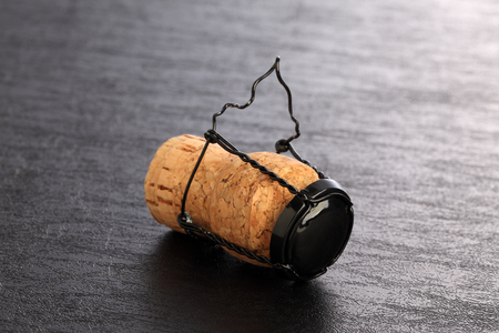 Cork from champagne bottle,の写真素材