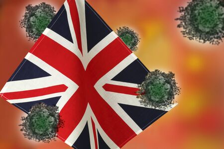 Image of the virus spreading to countries around the world.の写真素材