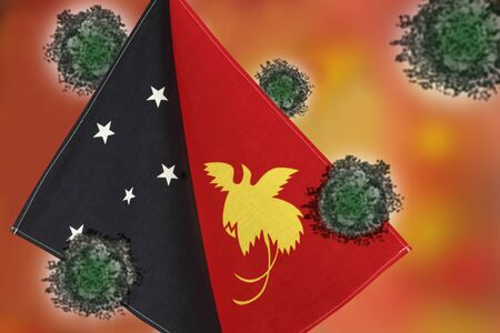 Image of the virus spreading to countries around the world.の写真素材