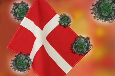 Image of the virus spreading to countries around the world.の写真素材