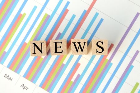 Business News Imageの写真素材