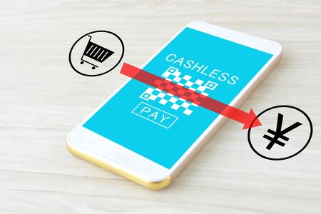 Cashless payment imageの写真素材
