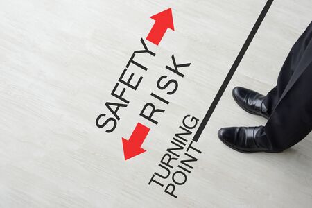 Business Image : Safety or Risk?の写真素材