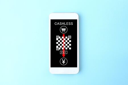 Online shopping and cashless paymentsの写真素材