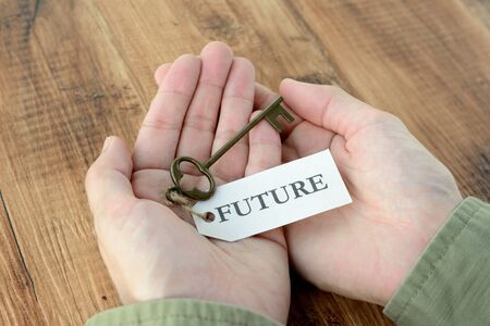 The Key to the Futureの写真素材