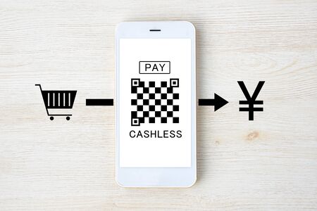 Cashless payment imageの写真素材