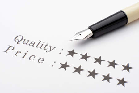 Quality and price evaluation image