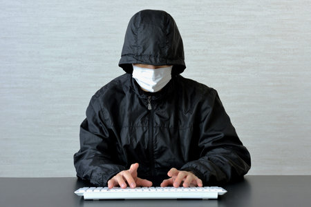 Hacking Hacker Imageの写真素材
