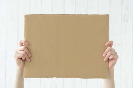 Raised cardboard