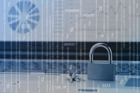 Personal Computers and Padlocks - Information Protection Images