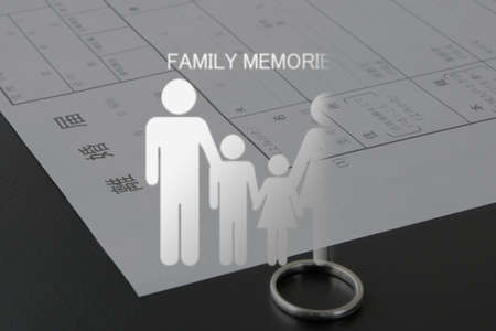 Divorce filed and disappearing family memories