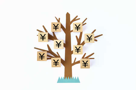 Tree image of making money