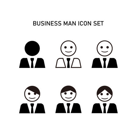 Businessman's Icon Setのイラスト素材