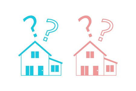 Illustrations inspired by questions about homes, houses, and homesのイラスト素材
