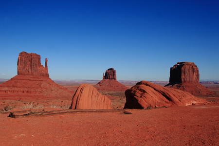Landscape of Monument Valleyの写真素材