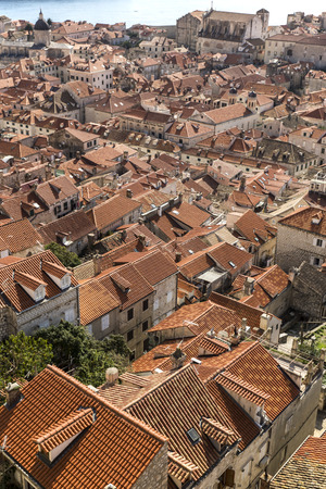 Cityscape of Dubrovnik Croatiaの写真素材