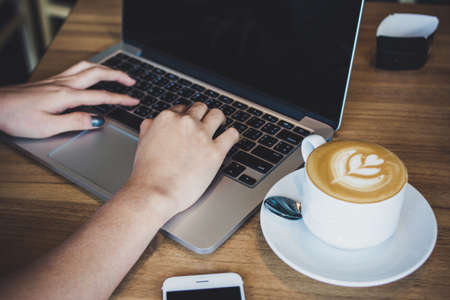 View of freelancer workの写真素材