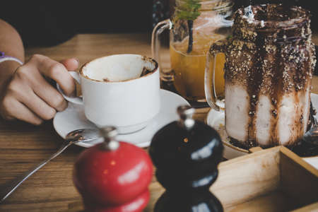 coffee drinking was out of orderの写真素材