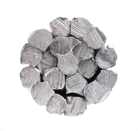 Aluminum conductor for electrical cableの写真素材