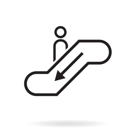 stairs icon vector design template.のイラスト素材
