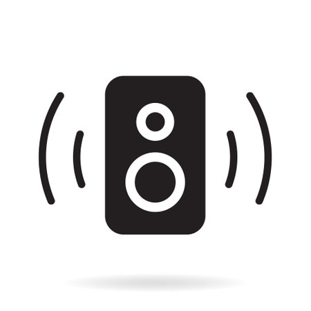 Speaker symbol icon vector illustration.のイラスト素材