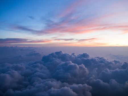 Sea of cloudsの写真素材