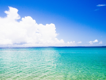 sea of Okinawaの写真素材