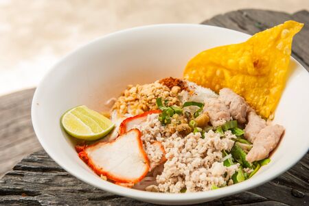 Thai style noodle- Sukhothai noodleの写真素材