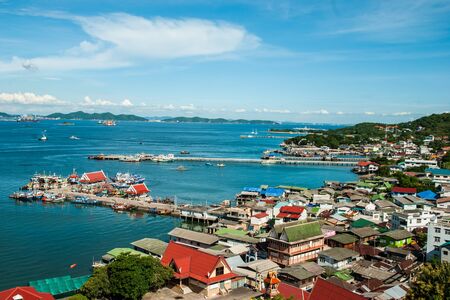 Scenic point on Sichang island, Chonburi, Thailandの写真素材