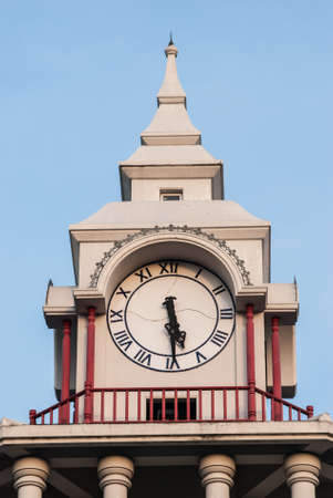 A Clock tower in Bangkok, Thailandの写真素材