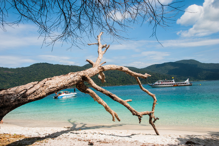 Rawi island is one of beautiful island in Tarutoa National Park, Satun,  Thailand.の写真素材