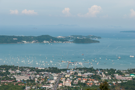 scinic view from viewpoint, Phuket, Thailand.の写真素材