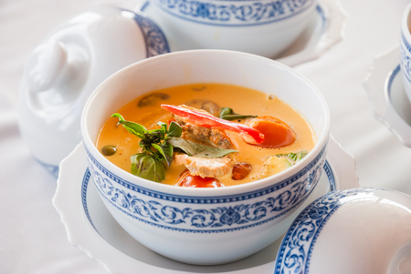 Thai food : Roasted Duck Red curryの写真素材