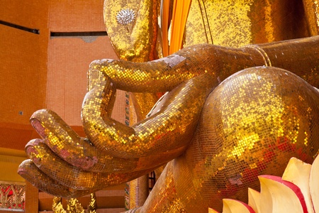 HANDS OF BUDDHA, KANCHANABURI, THAILANDの写真素材