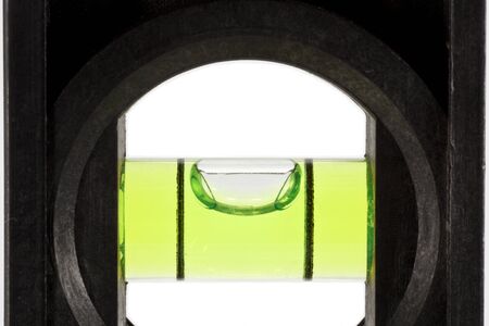 green bubble levelの写真素材