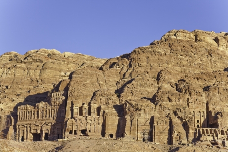 tomb in petra, jordanのeditorial素材