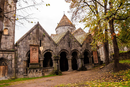 Monastery complex of Sanahin located in Sanahin village at Lori Province, Armeniaの写真素材