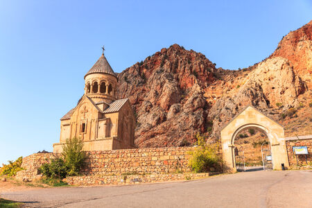 The ancient Noravank Monastery Complex in Armeniaの写真素材