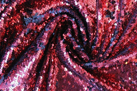 sequins as background, round sequins in fashion dress, Colorful sequined texture. metallic sparkling...