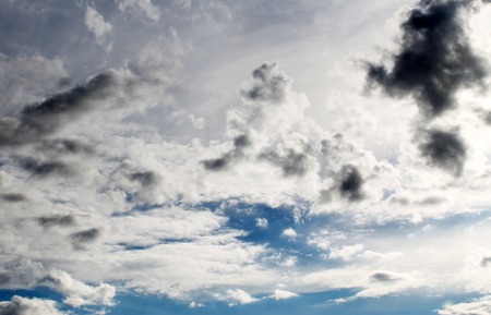 the sun through the clouds, Sunny day